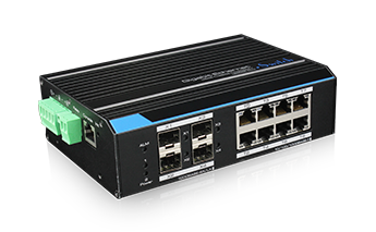 工業(yè)級12口全千兆二層管理型交換機