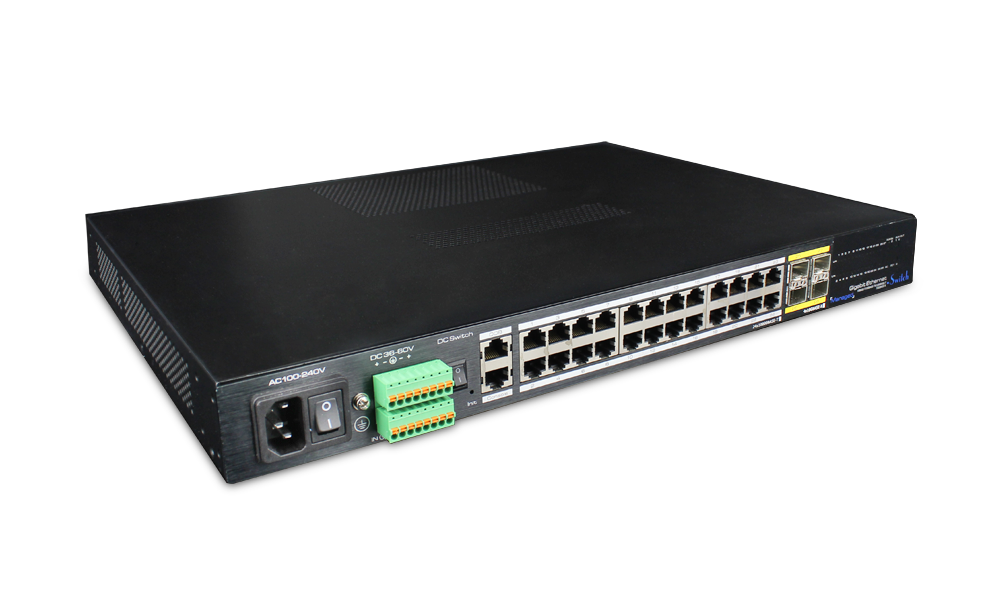 工業(yè)級24口千兆+4萬兆三層交換機