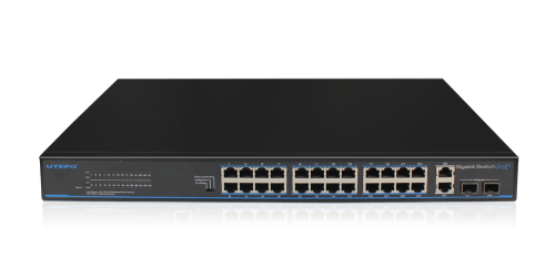 優(yōu)特普24口全千兆PoE交換機(jī) UTP3-GSW2404TS-P420 優(yōu)特普24口全千兆PoE交換機(jī) UTP3-GSW2404TS-P420